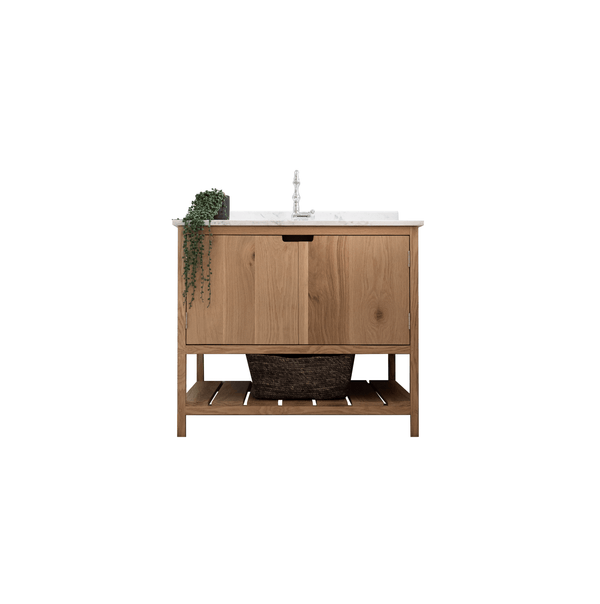 The Oslo Single Vanity - Redstone projects t/a Holly Wood Kitchens and Furniture