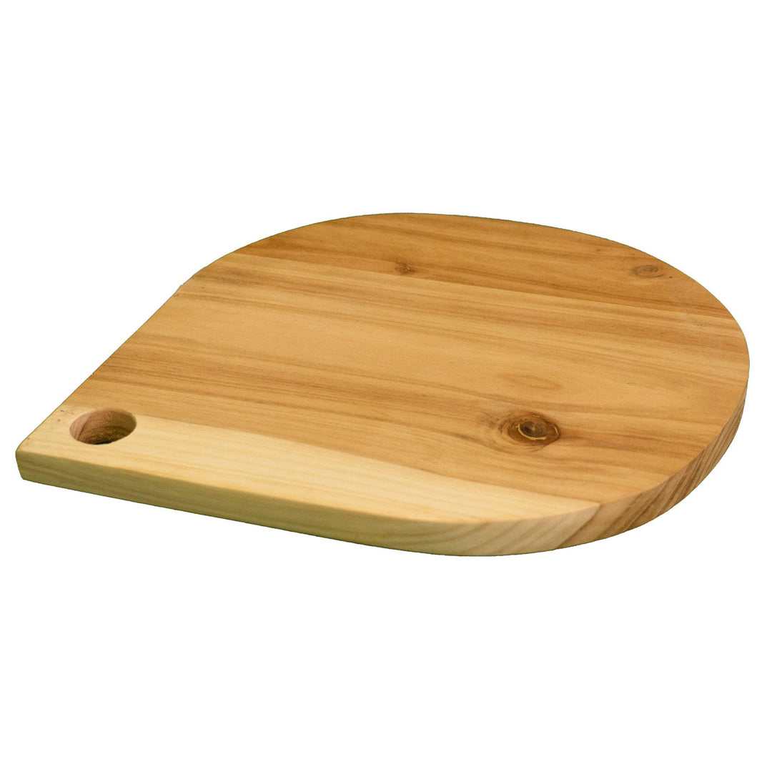 This pizza board is made from treated oak and perfect for slicing and serving your favorite pizza made by Holly Wood Kitchens and Furniture