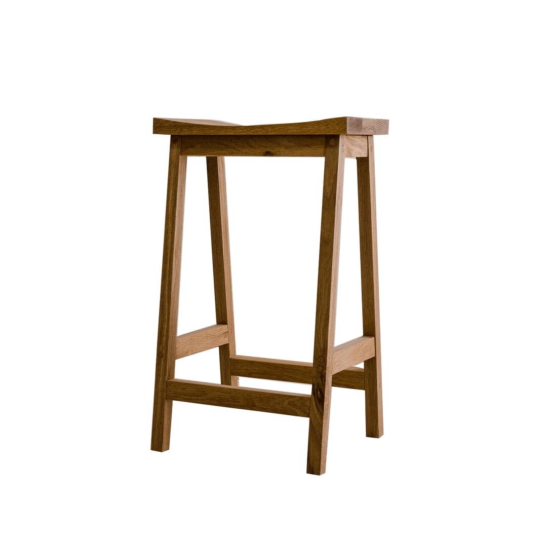 Solid White Oak Stool for sale. The Solid Oak Stool is not only durable, but it also adds a touch of warmth and natural beauty to any space Holly Wood Kitchens and Furniture