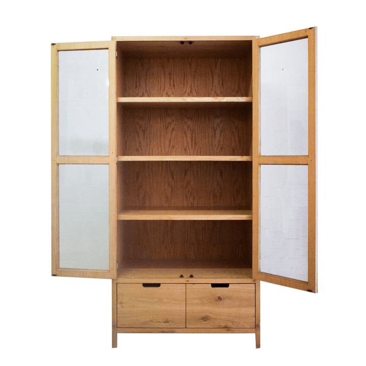 The Scandi Oak Display Cupboard - Redstone projects t/a Holly Wood Kitchens and Furniture