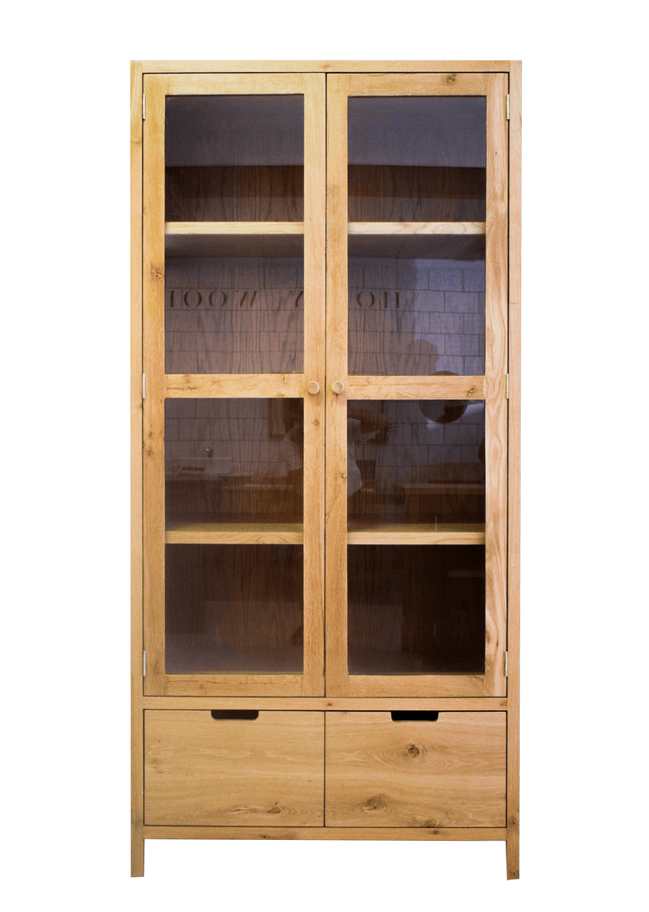 The Scandi Oak Display Cupboard - Redstone projects t/a Holly Wood Kitchens and Furniture